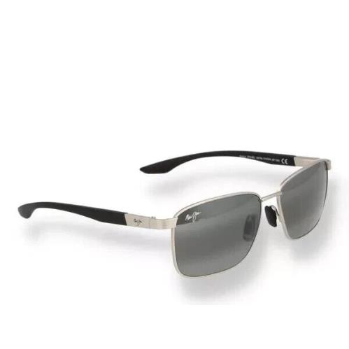 Maui Jim Kaala 856-17 Silver / Natural Gray Polarized Sunglasses