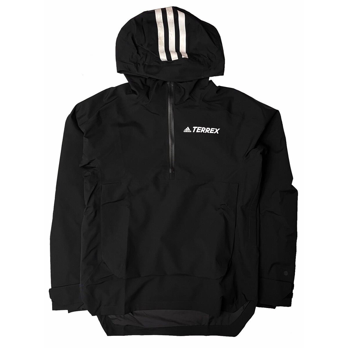 Adidas Terrex 2-Layer Rain.rdy Anorak Snow Jacket HI5522 Black Men`s Small S