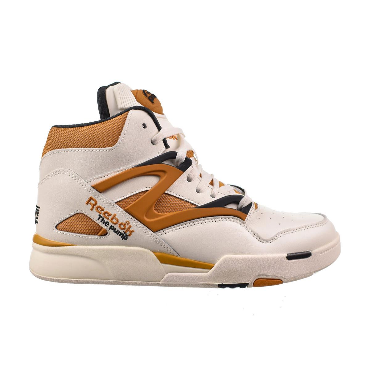 Reebok Pump Omni Zone II Men`s Basketball Shoes Chalk-radiant Ochre 100033886 - Chalk-Radiant Ochre