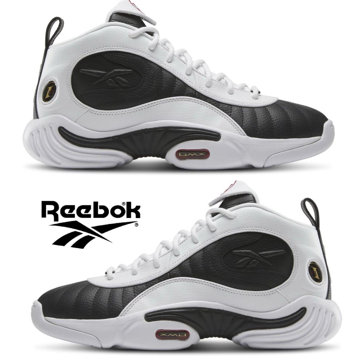 Reebok Answer Iii Basketball Shoes Men`s Sneakers Running Casual Sport Black - White, Manufacturer: White/Black