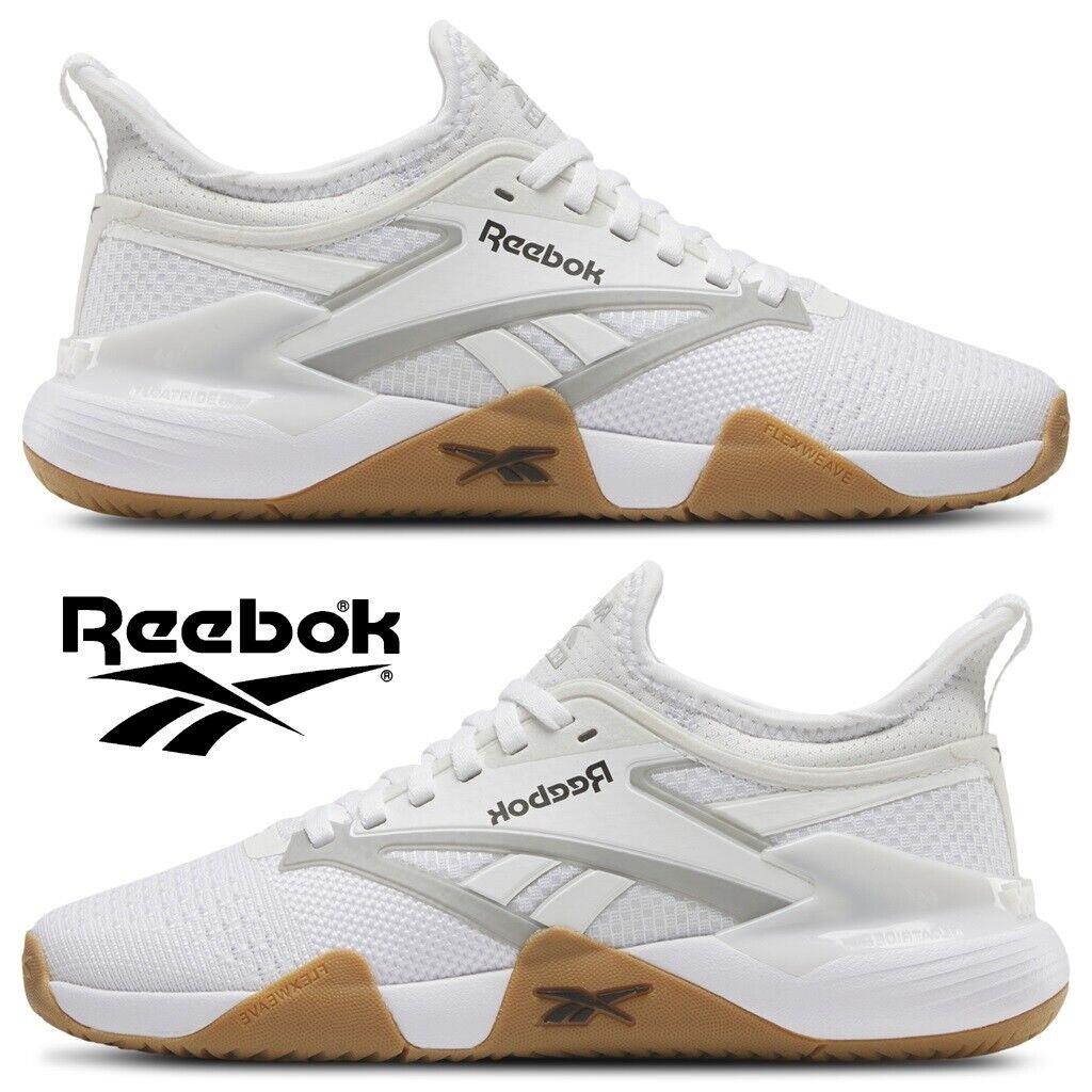 Reebok Nano Court Women`s Sneakers Sport Workout Casual Running Shoes White - White, Manufacturer: White/Black/Grey