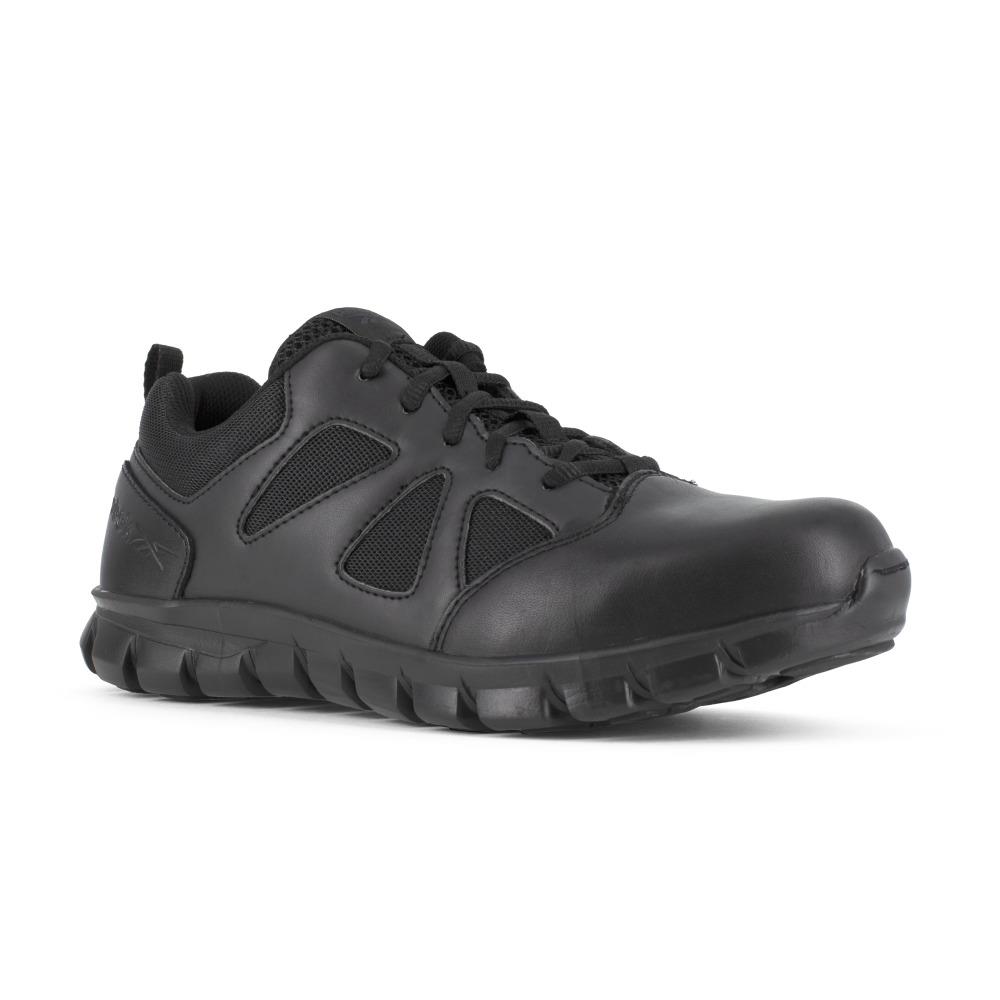 Reebok Work Men`s Sublite Cushion Tactical Soft Toe Shoe Black - RB8105