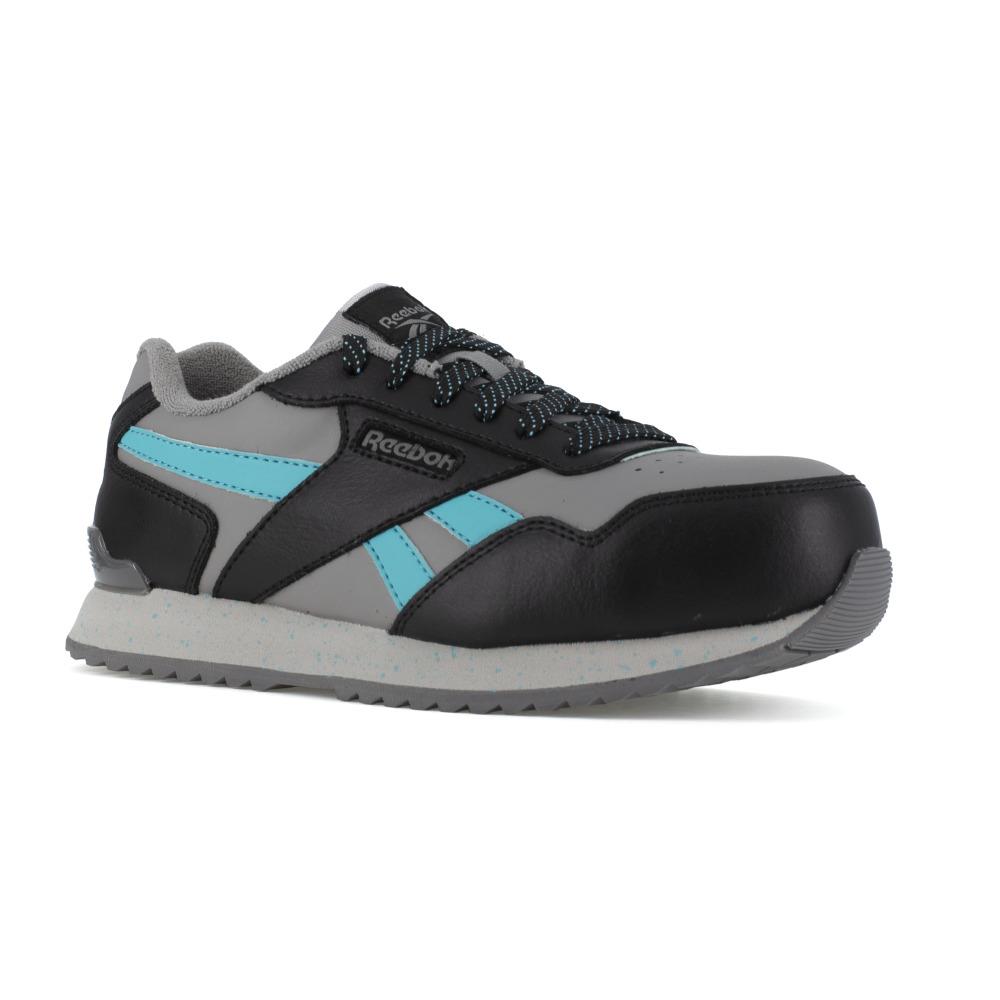 Reebok Work Women`s Harman Composite Toe EH Work Shoe Grey/teal - RB982 Black