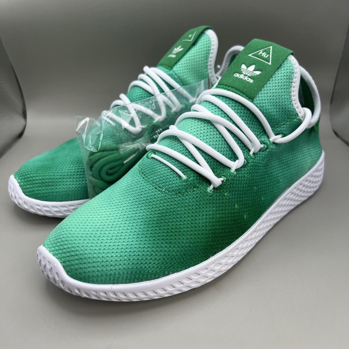 Adidas Pharrell Williams Holi Tennis Hu Shoes Green Athletic Sneaker US 6.5M