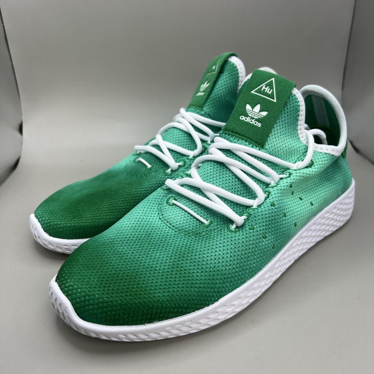 Adidas Mens Pharrell Williams Holi Tennis Hu Green Sneaker Shoes US 5.5M