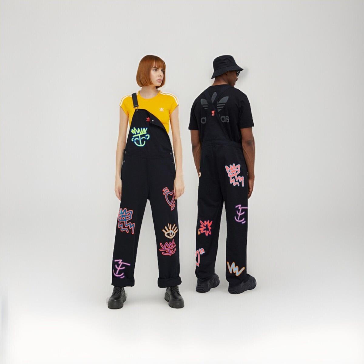 Adidas Originals Love Unites Overalls Unisex HC3090 Medium Black/multicolor