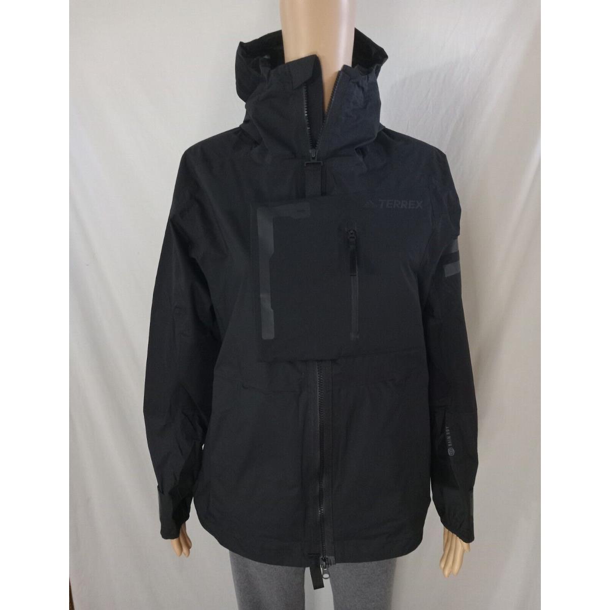 Adidas Terrex Xploric Rain Ready Waterproof Hooded Hiking Jacket Women S Black