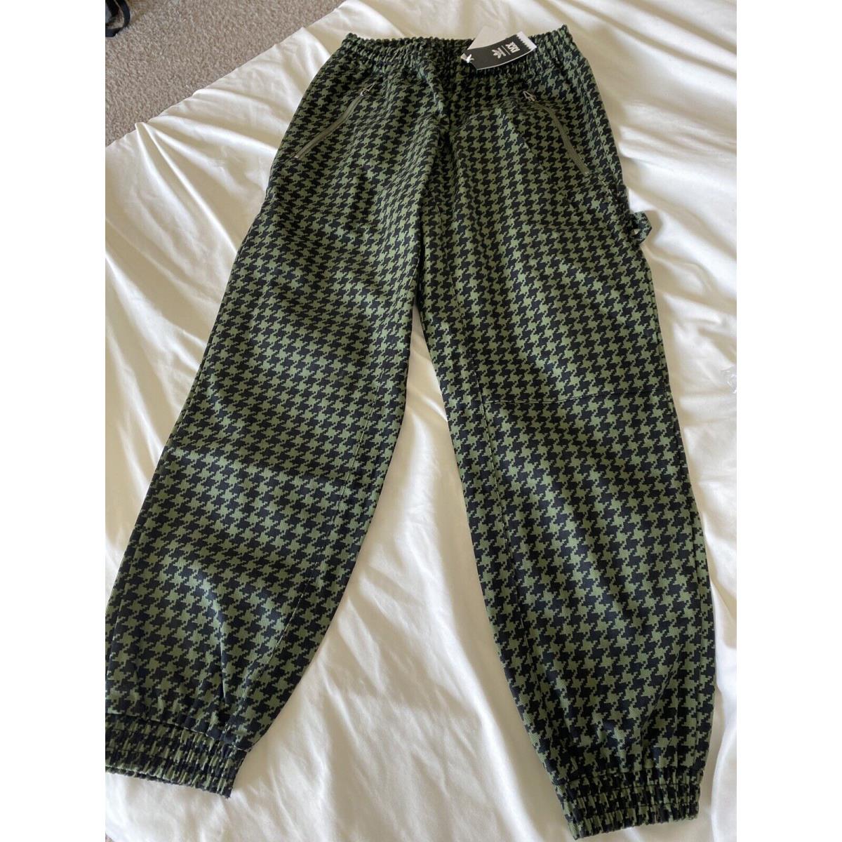 Adidas Ivy Park Unisex Twill Trouser Pant Green HC6002 Size XS