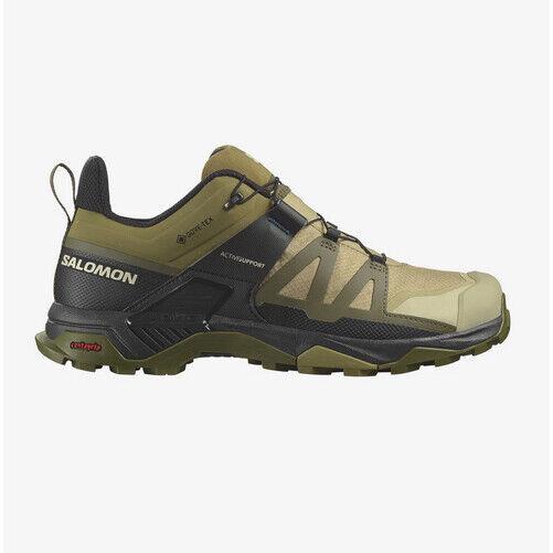 Salomon Men`s X Ultra 4 Gore-tex Hiking - 12.0 - Slate Green Olive Night Black