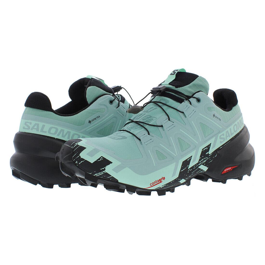 Salomon Speedcross 6 Gtx Womens Shoes Size 10 Color: Aquifer/black/yucca - Aquifer/Black/Yucca, Main: Turquoise