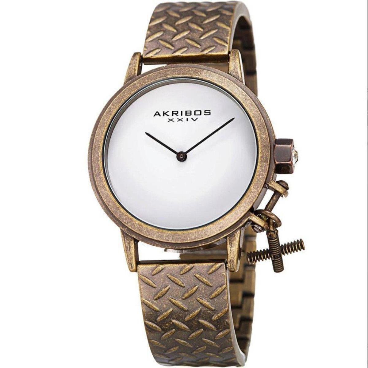 Akribos Xxiv Brushed Antique Bronze Unisex Watch ARXX040