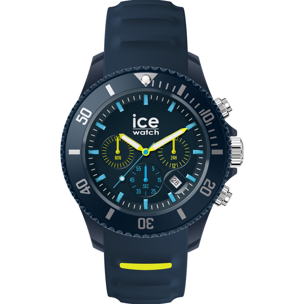 Ice Watch Blue Mens Chronograph Watch Ice Chrono - Blue Lime 021426