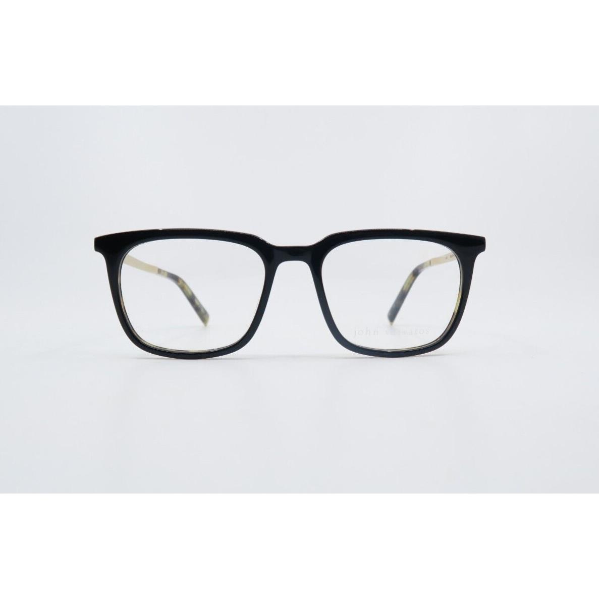 John Varvatos V411 51mm Black and Tortoise Men`s Eyeglasses