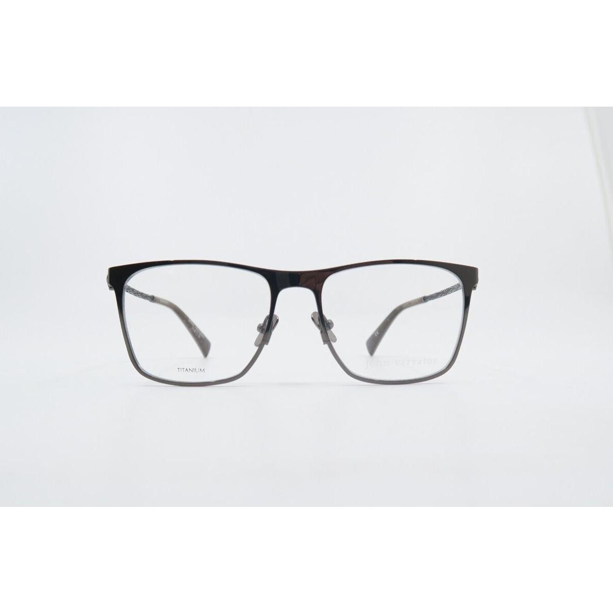 John Varvatos V182 55mm Gunmetal and Brown Men`s Eyeglasses