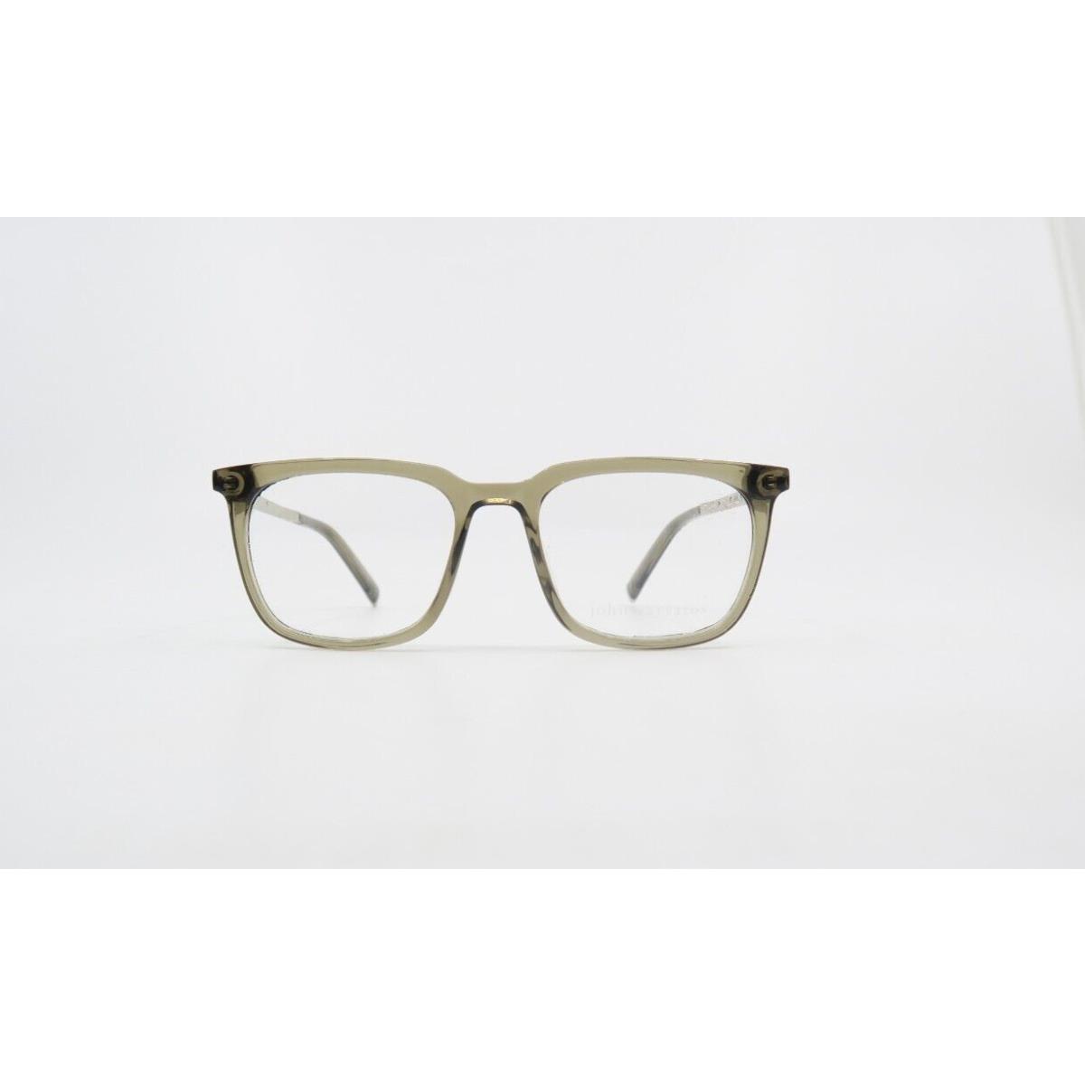 John Varvatos V411 51mm Smoke Clear with Metal Temples Men`s Eyeglasses