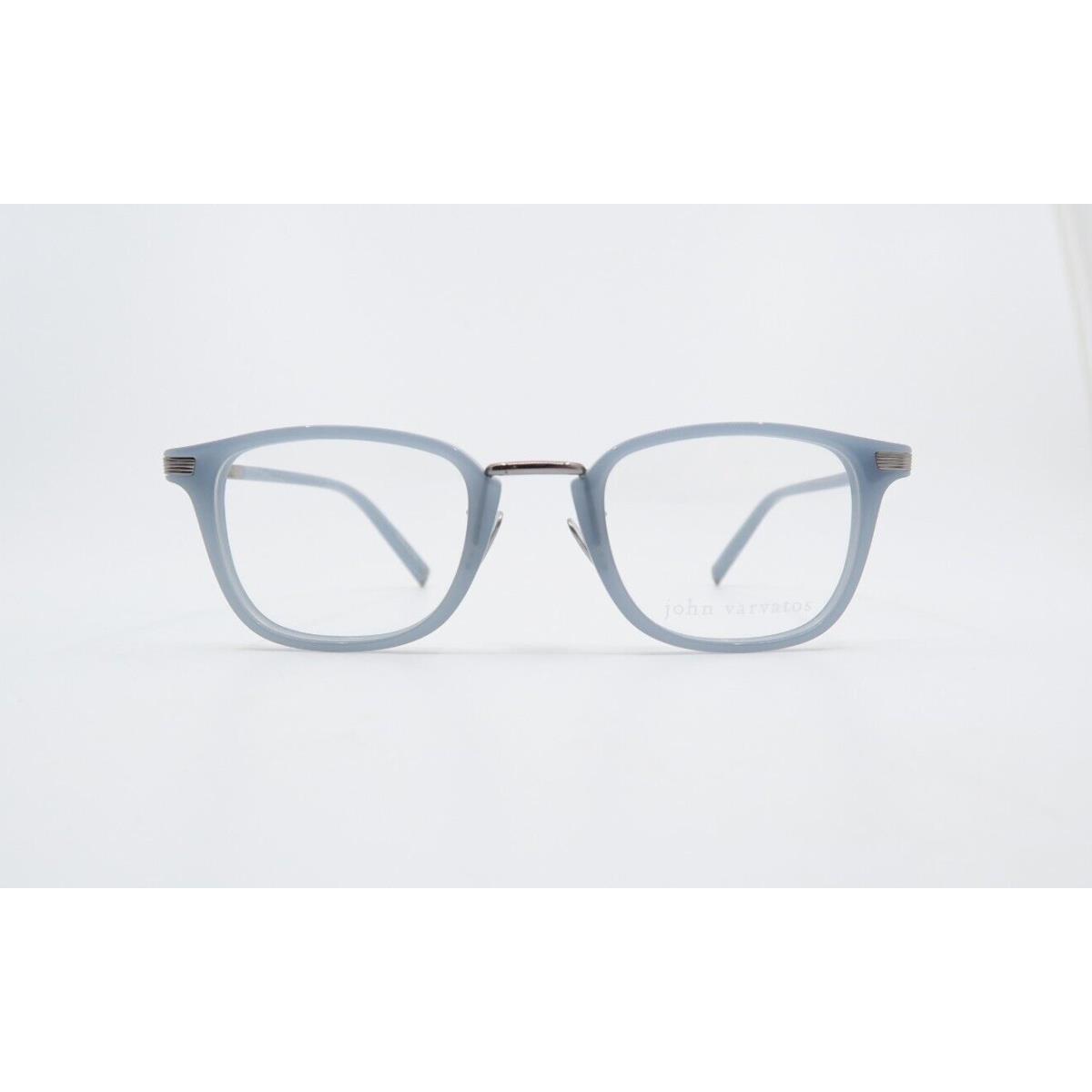 John Varvatos V405 48mm Storm Light Blue Men`s Eyeglasses