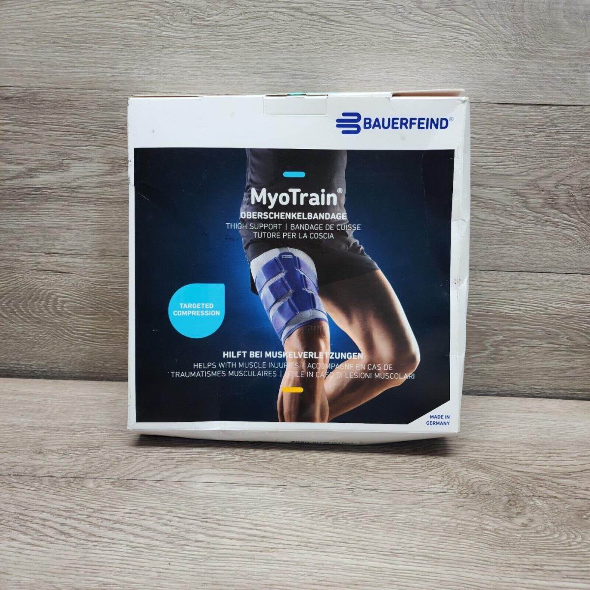 Bauerfeind Myotrain Active Thigh Support with Targeted Suppression Brace Size 7