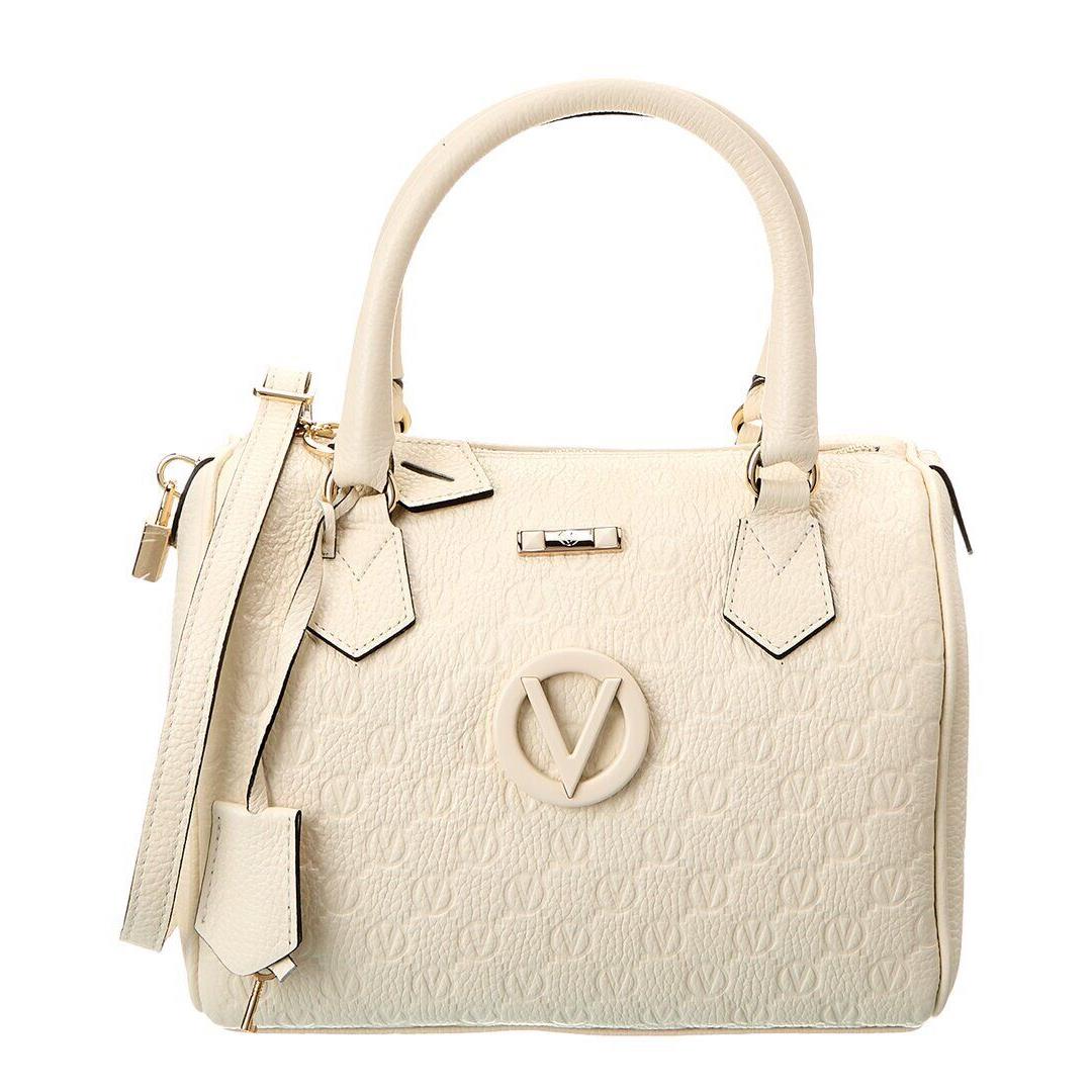 Valentino By Mario Valentino Maggie Dollaro Monogram Leather Shoulder Bag