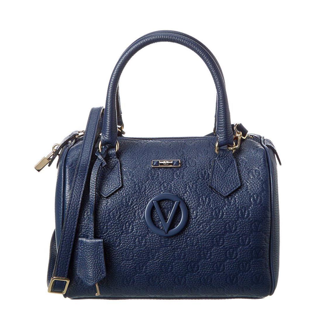 Valentino By Mario Valentino Maggie Dollaro Monogram Leather Shoulder Bag