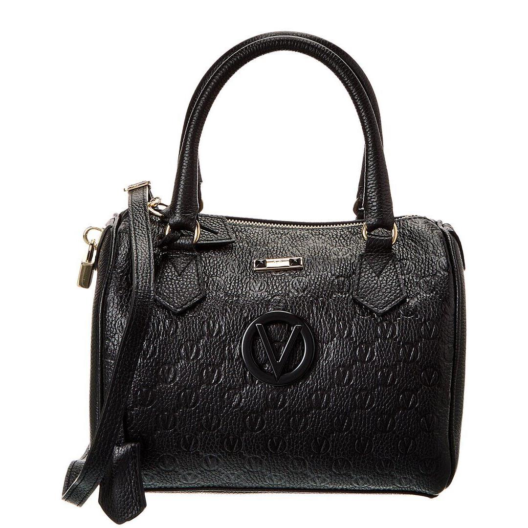 Valentino By Mario Valentino Maggie Dollaro Monogram Leather Shoulder Bag