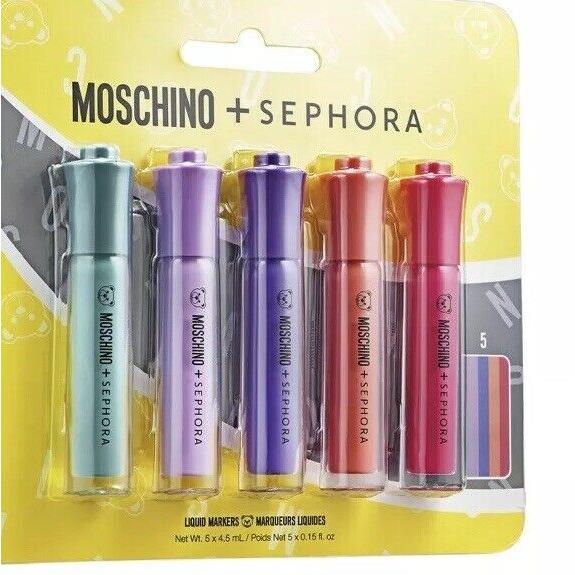 Moschino X Sephora Liquid Markers Lip Set Limted Edition