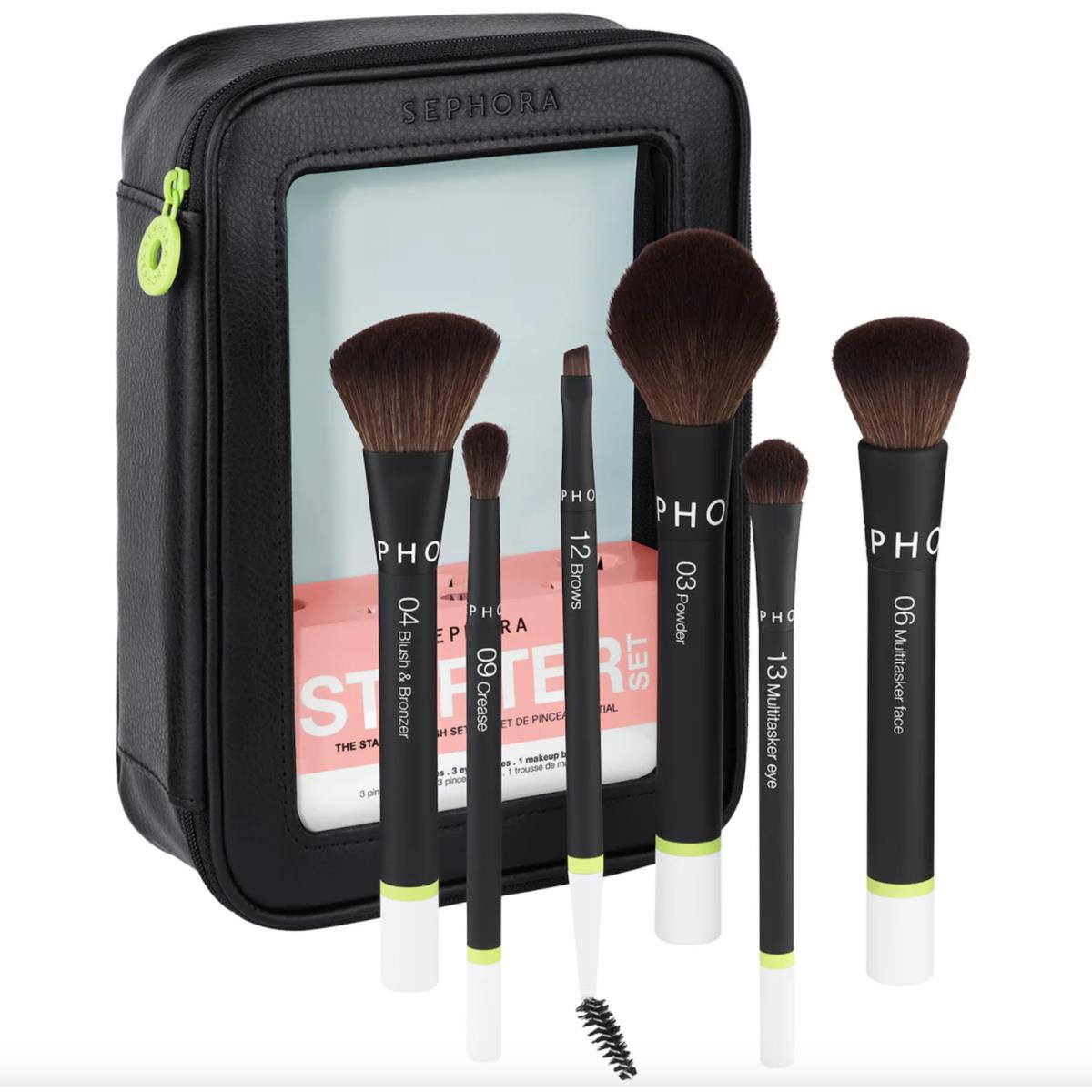 Sephora Sephroa Collection The Starter Brush Set For Eye and Face 6 Pcs