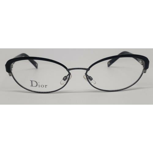 Christian Dior CD3749 Black/gunmetal J0P Eyeglasses Frame 53-15-135 Italy RX