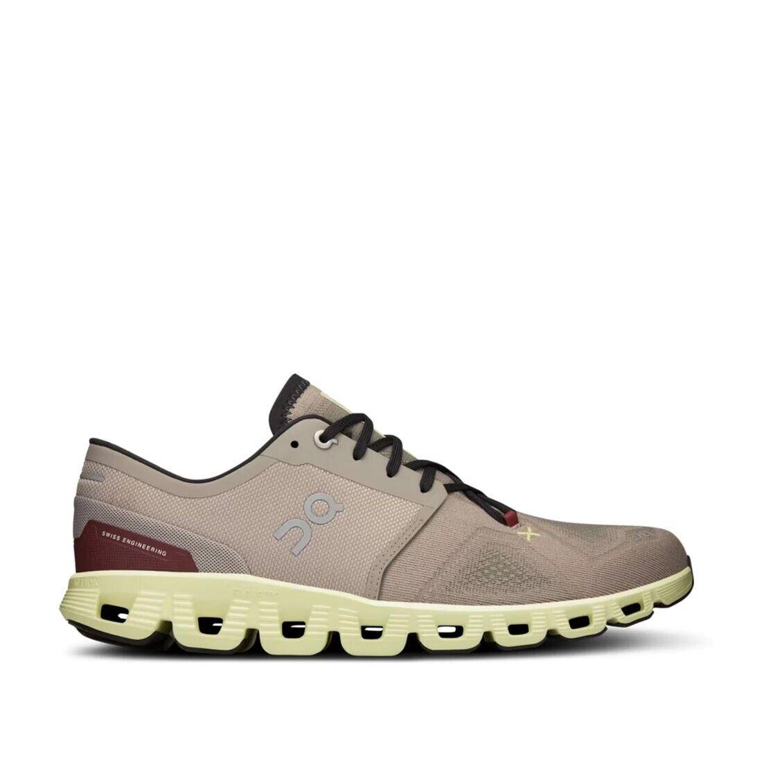 Size 13 - ON Running ON-60.98099 Men`s Cloud X 3 in Fog/hay - Medium