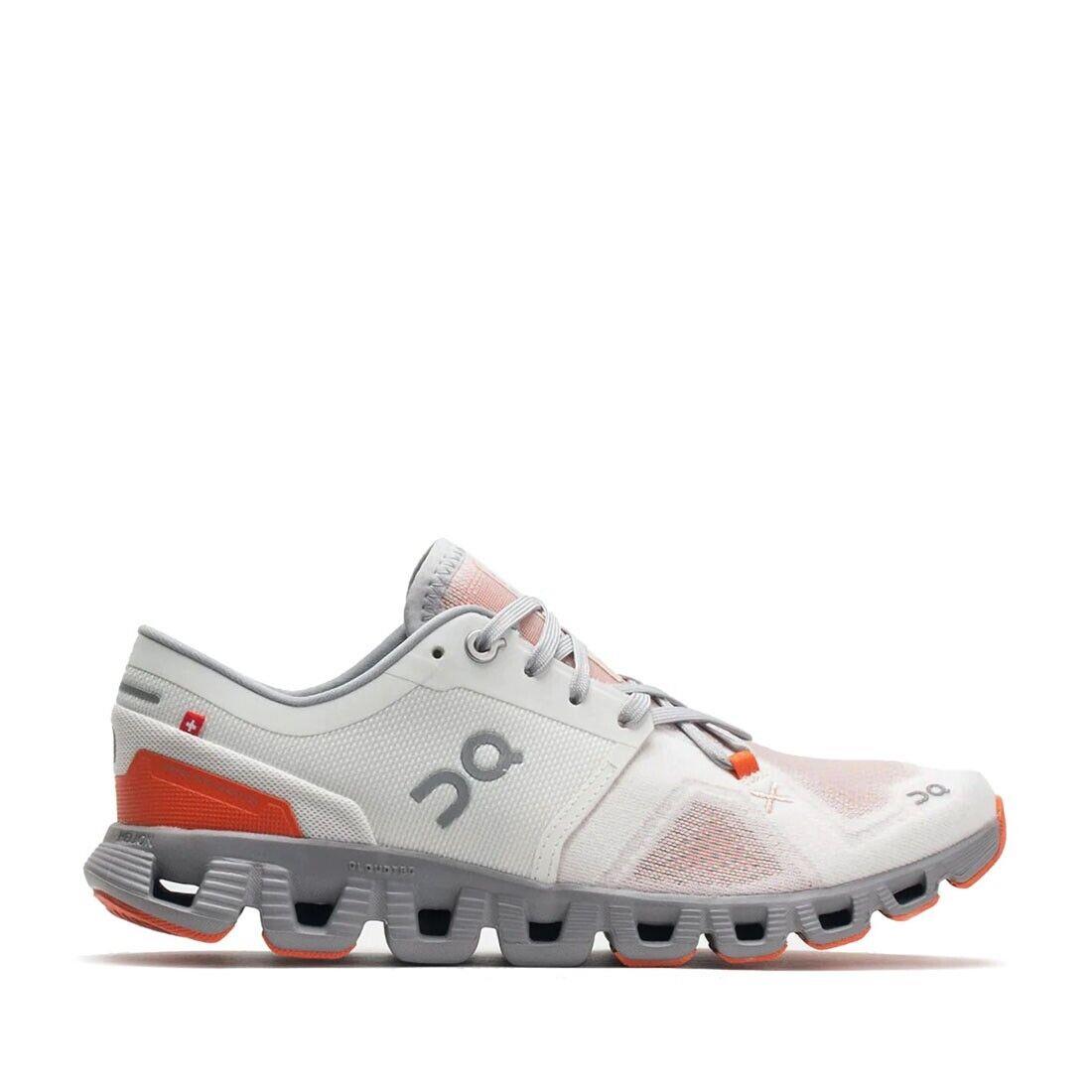 Size 11 - ON Running ON-60.98252 Women`s Cloud X 3 in Ivory/alloy - Medium