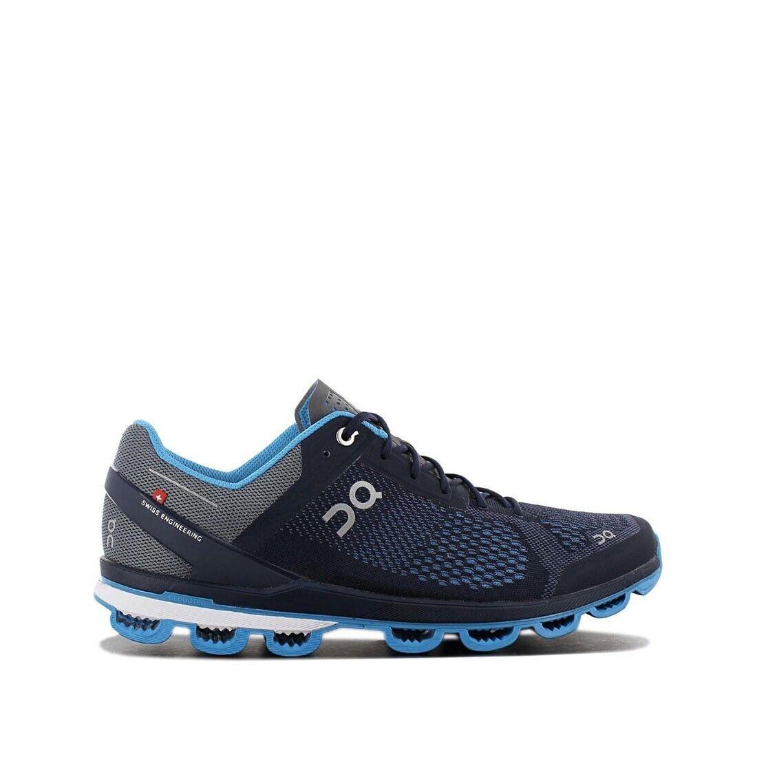 Size 14 - ON Running ON-24.99961 Men`s Cloudsurfer in Midnight/malibu - Medium