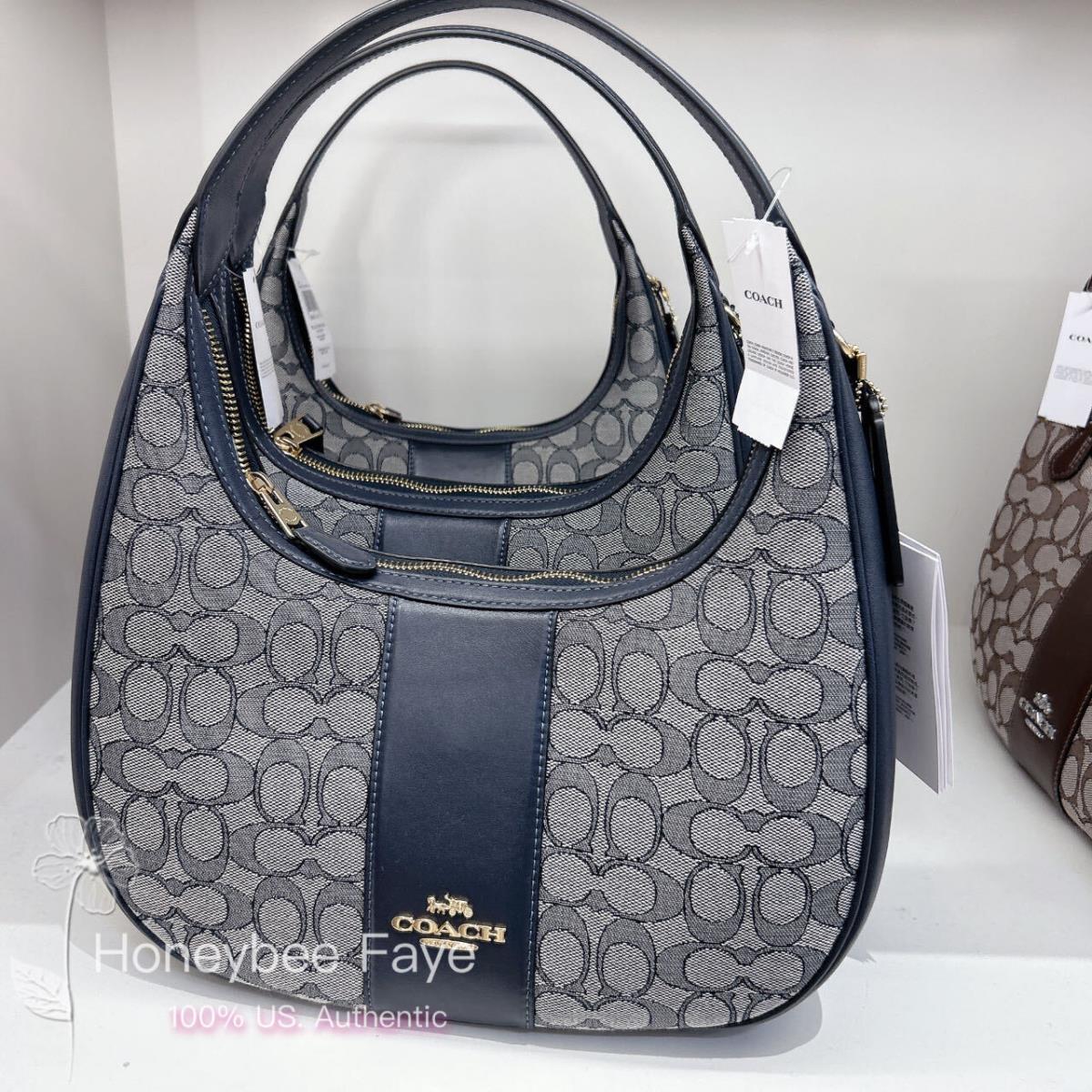 Coach Carmen Shoulder Bag In Signature Jacquard CV001/CR151