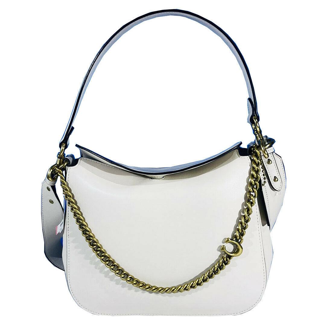 Coach Signature Chain Hobo Chalk