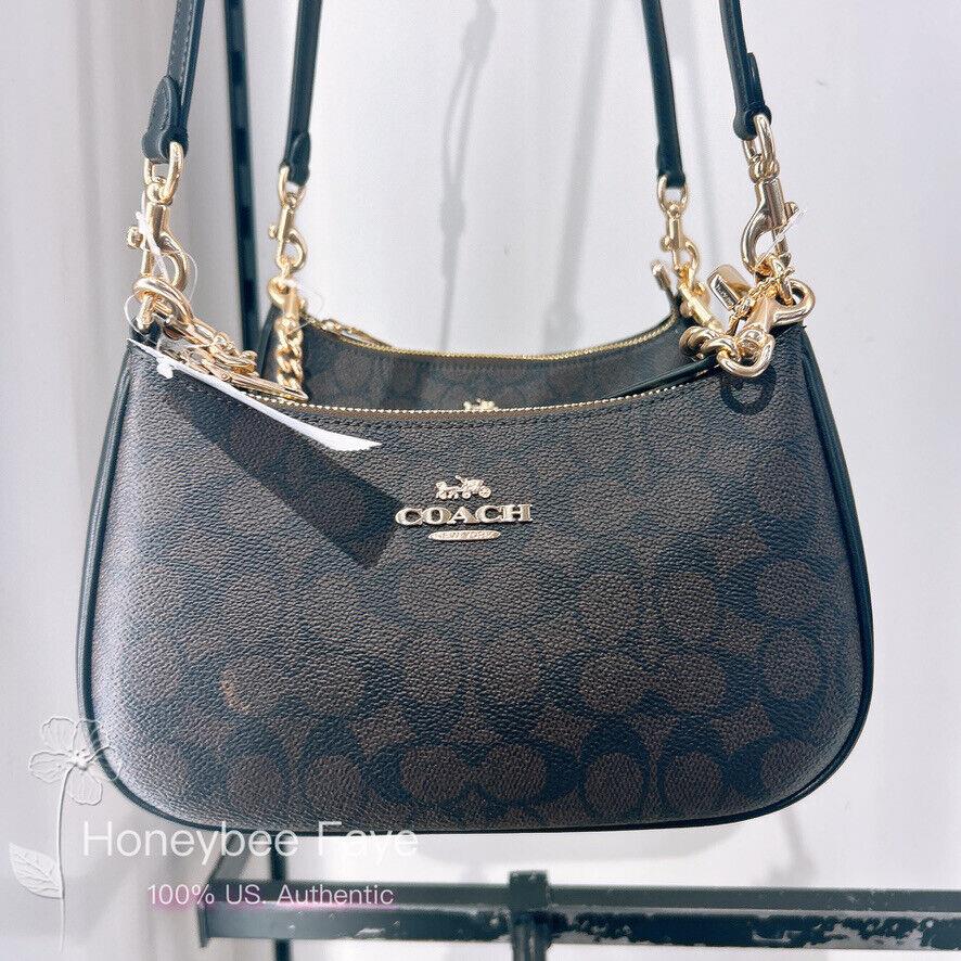 Coach Teri Shoulder Bag In Signature Canvas CV933