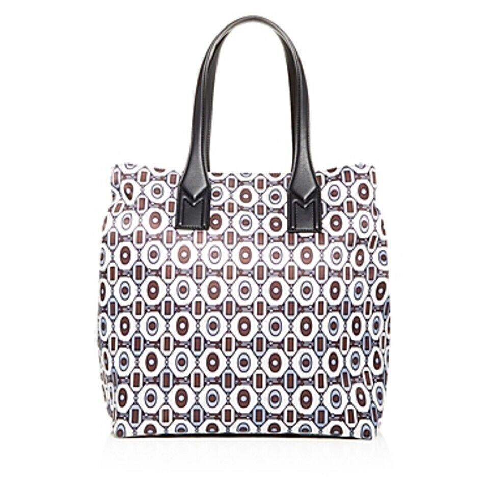 Max Mara Expandable Tote Light Blue Multi