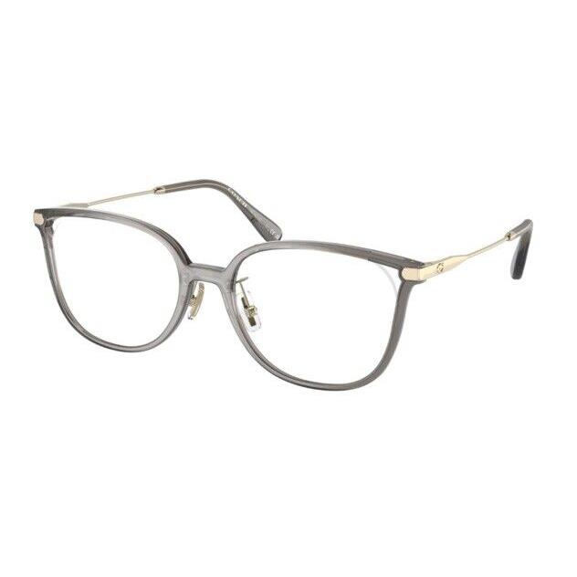 Coach York HC6214D Transparent Grey Eye Glasses 55-18-145