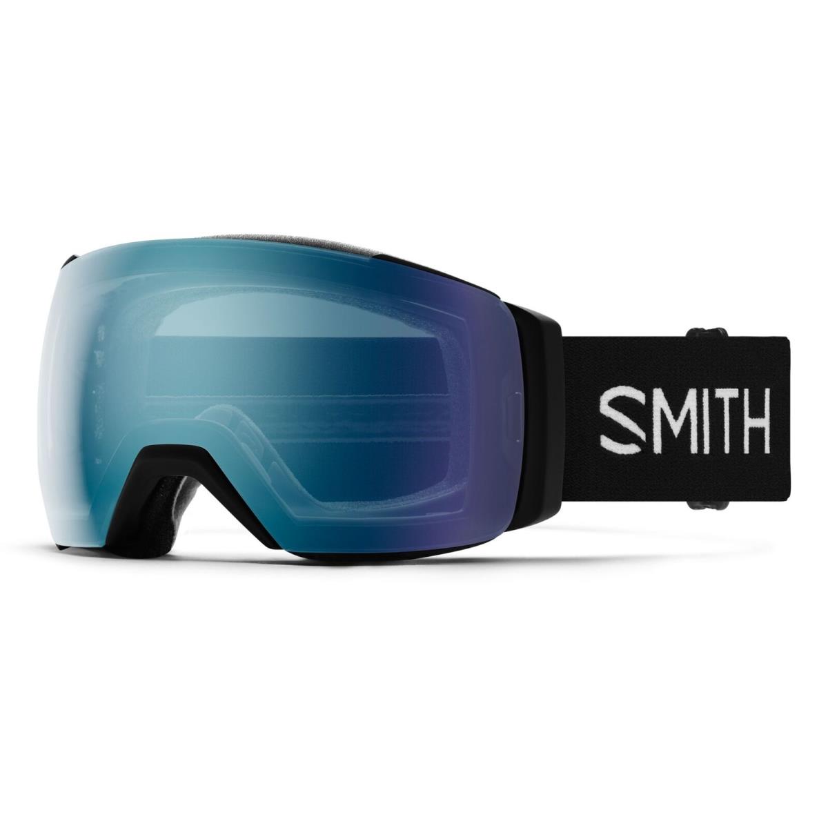 Smith I/o Mag XL Snow Goggles Black Frame Chromapop Everyday Blue Mirror Lens