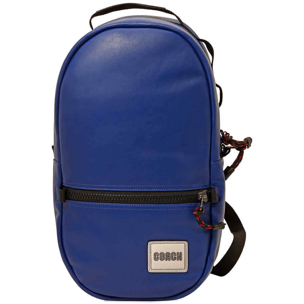 Coach Pacer Backpack with Coach Patch-blue 78830 Jipdu