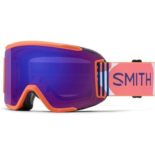 Smith Squad S Goggles Coral Riso Print with Chromapop Lens For Men Women