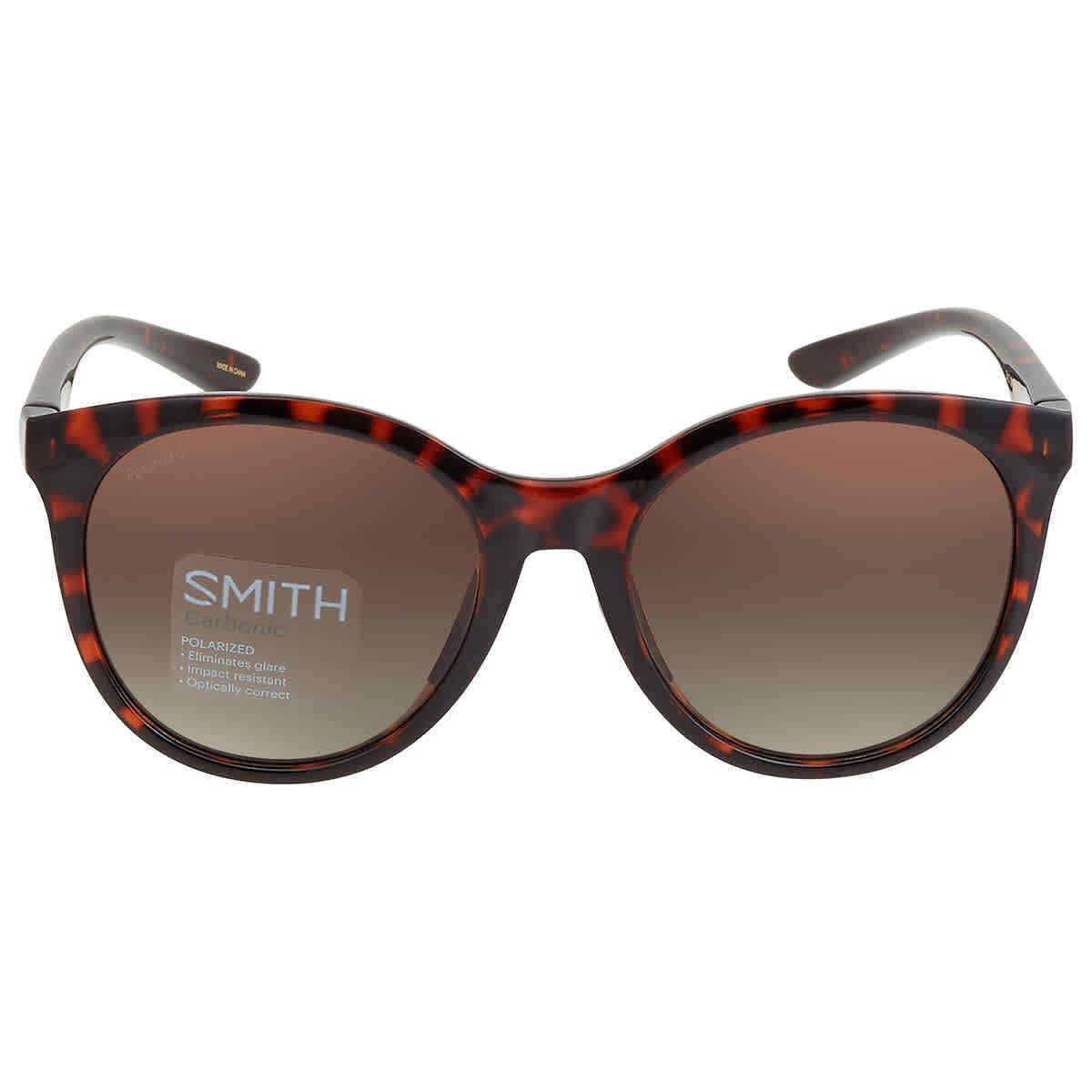 Smith Bayside Polarized Brown Gradient Round Unisex Sunglasses 203672 086/LA 54