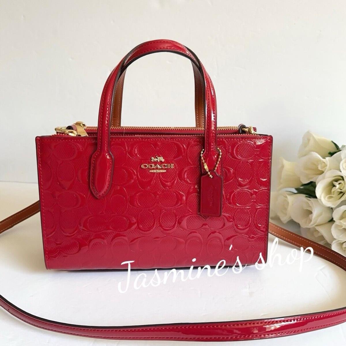 Coach Nina Small Tote Bag In Signature Leather CV400