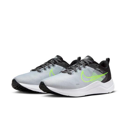 Nike Downshifter 12 Wolf Grey Volt Running Shoes Retro DD9293-011 Mens Size - Wolf Grey Volt