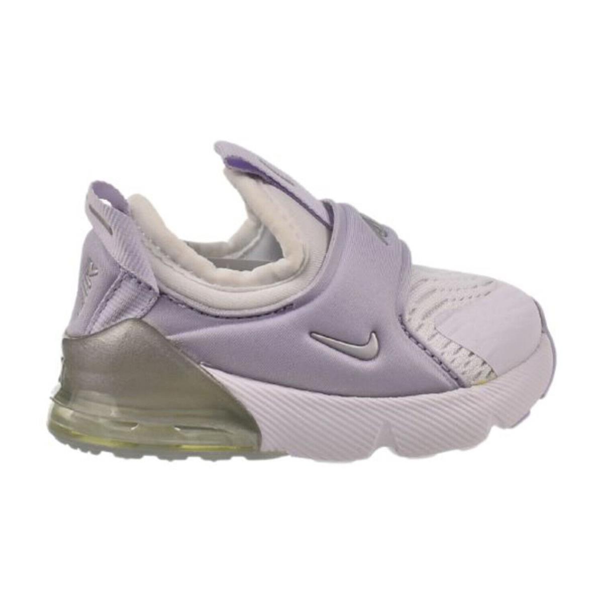 Nike Air Max 270 TD Toddlers` Shoes White-pure Violet CI1109-102