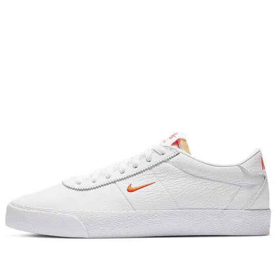 Nike SB Zoom Bruin White Team Orange AQ7941-101 798 Men`s Shoes - White