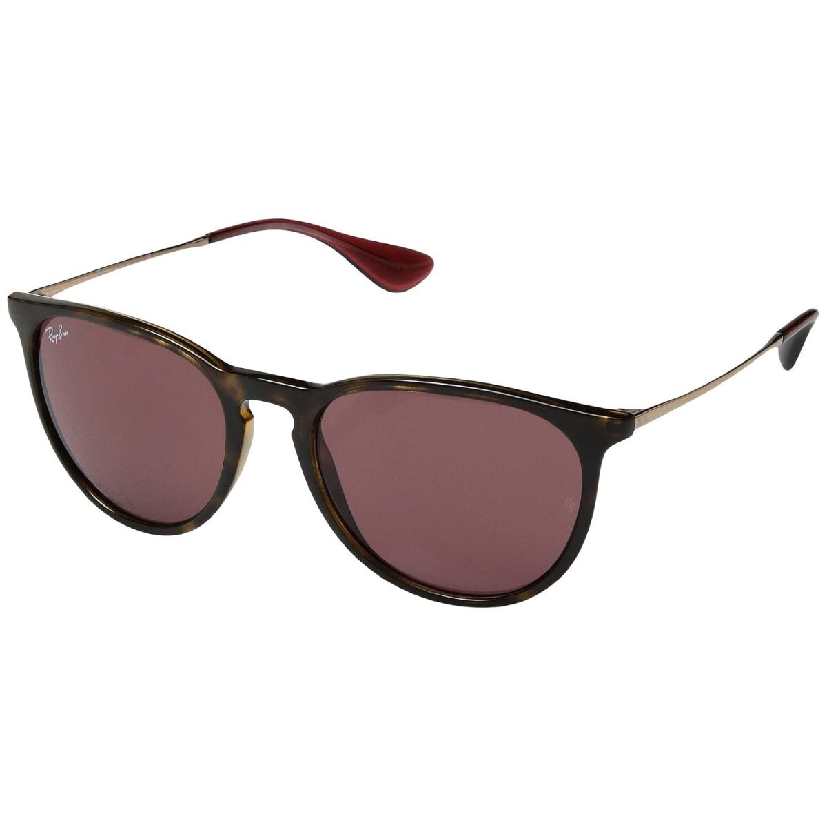 Unisex Sunglasses Ray-ban Erika RB4171 54mm - Shiny Havana/Bordeaux, Frame: Multicolor