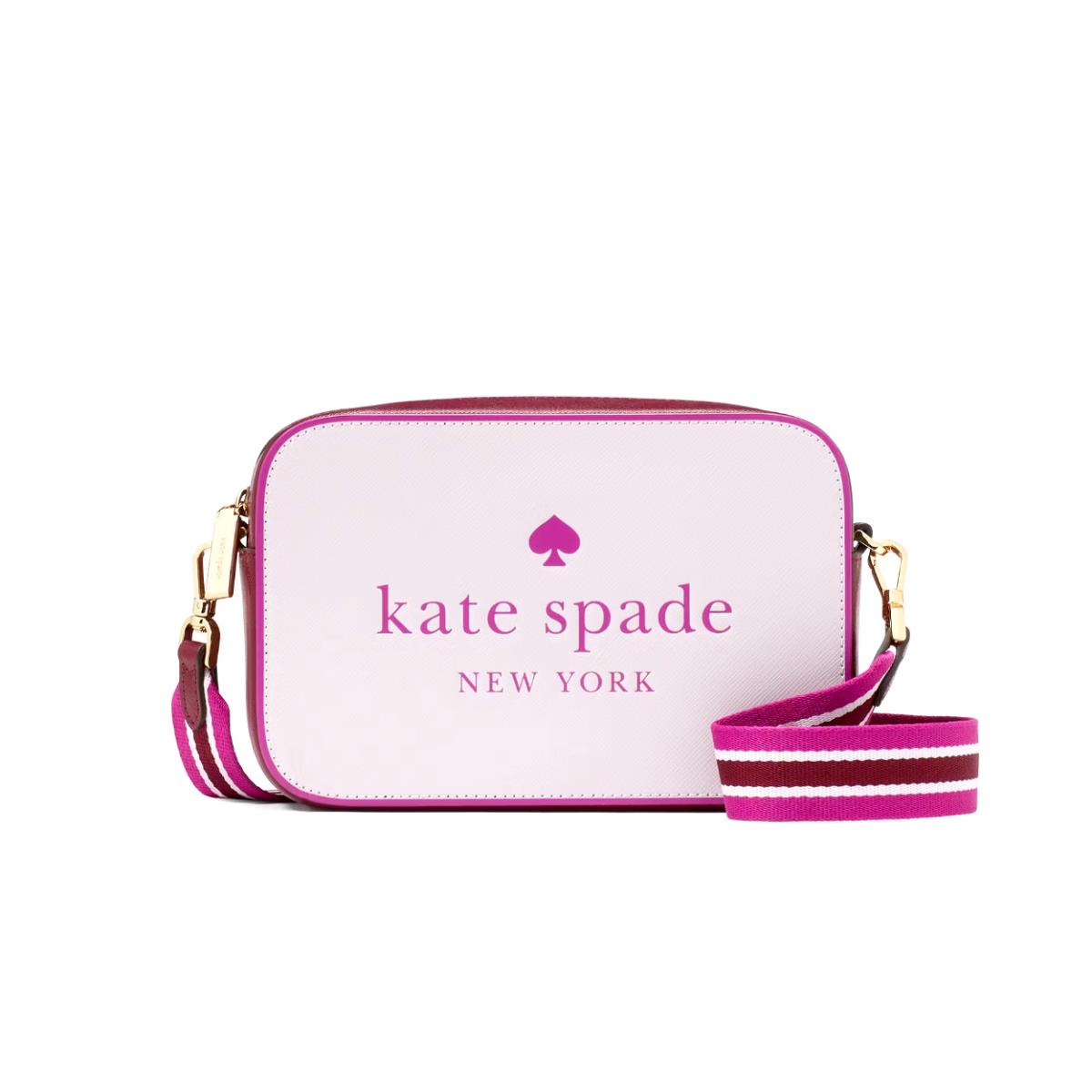 New Kate Spade Oh Snap Colorblock Mini Camera Bag Lilac Moonlight Multi