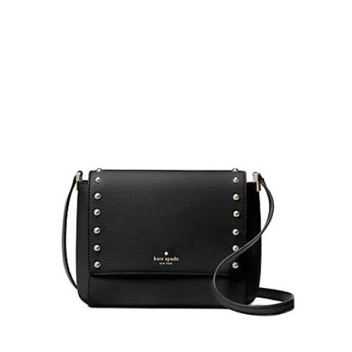 Kate Spade New York Sanders Place Avva Studded Crossbody Black