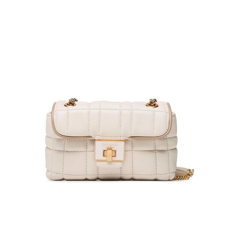 Beautiful Kate Spade Evelyn Quilted Small Shoulder Crossbody K8932 Ivory