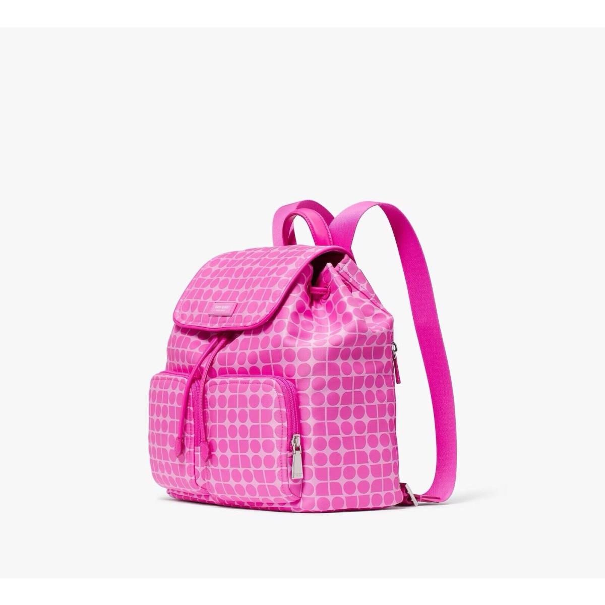 Kate Spade Noel Jacquard Large Backpack Pink KG241-1 | Fash Kate Spade Noel Jacquard Large Backpack Pink KG241-1 | Fash