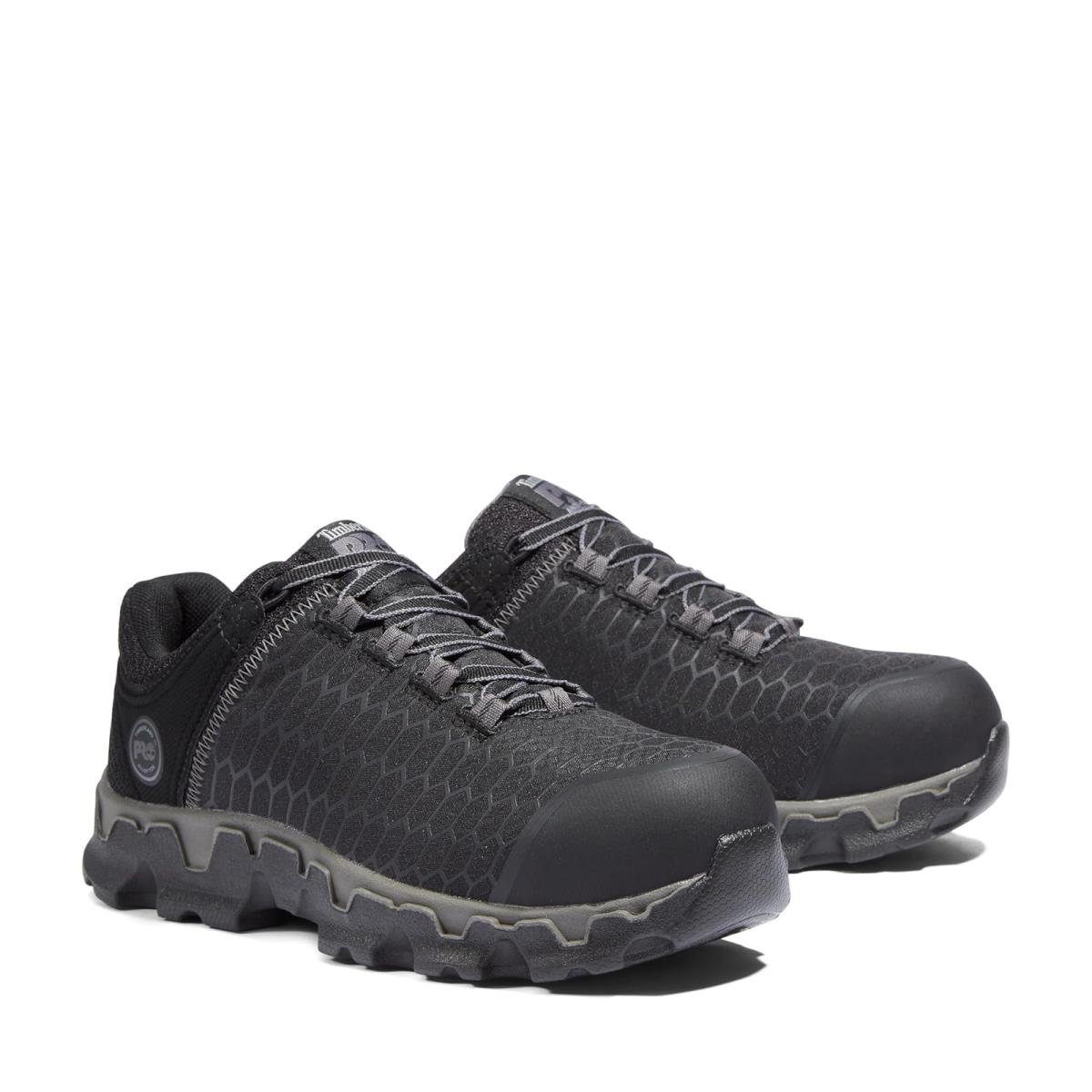 Woman`s Shoes Timberland Pro Powertrain Sport Alloy Safety Toe EH Black/Grey