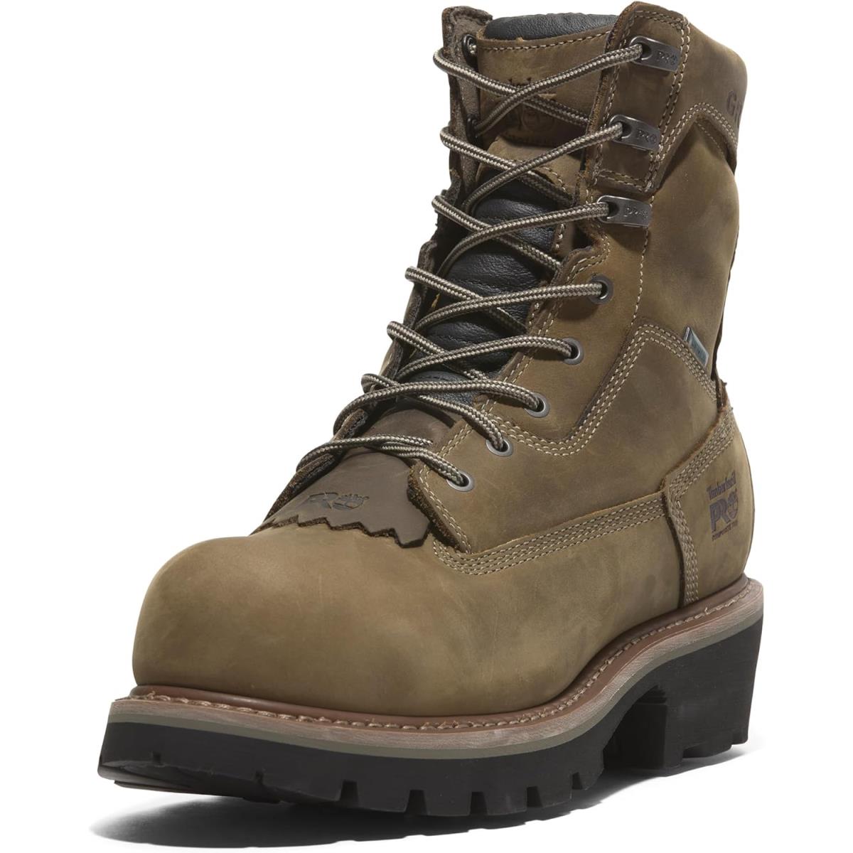 Timberland Pro Men`s Evergreen 8 Inch Composite Safety Toe Insulated Waterproof - Turkish Coffee-2024 New